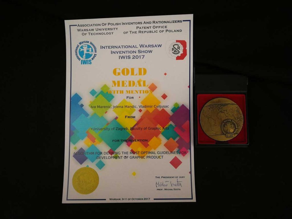 Zlatna medalja - Grafički fakultet